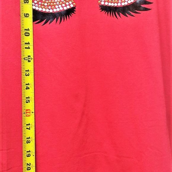 BEAUTIFUL CLOSED EYES! Rhinestone, Handmade. UNIQUE, Plus Size - Picture 3 of 5